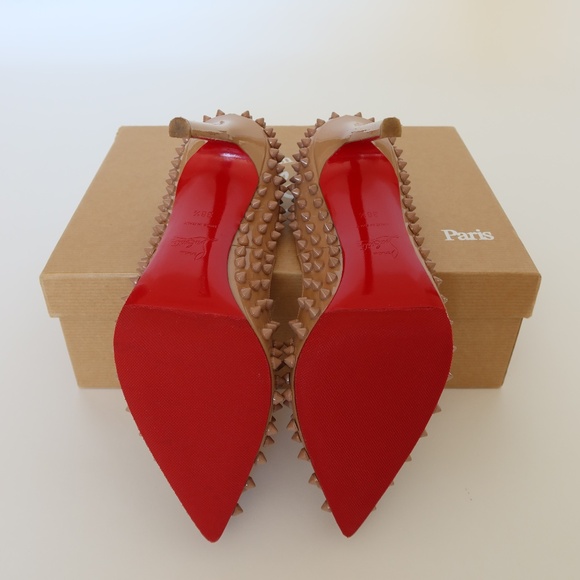 Christian Louboutin Pigalle Spikes Patent Leather 120MM - Picture 4 of 4